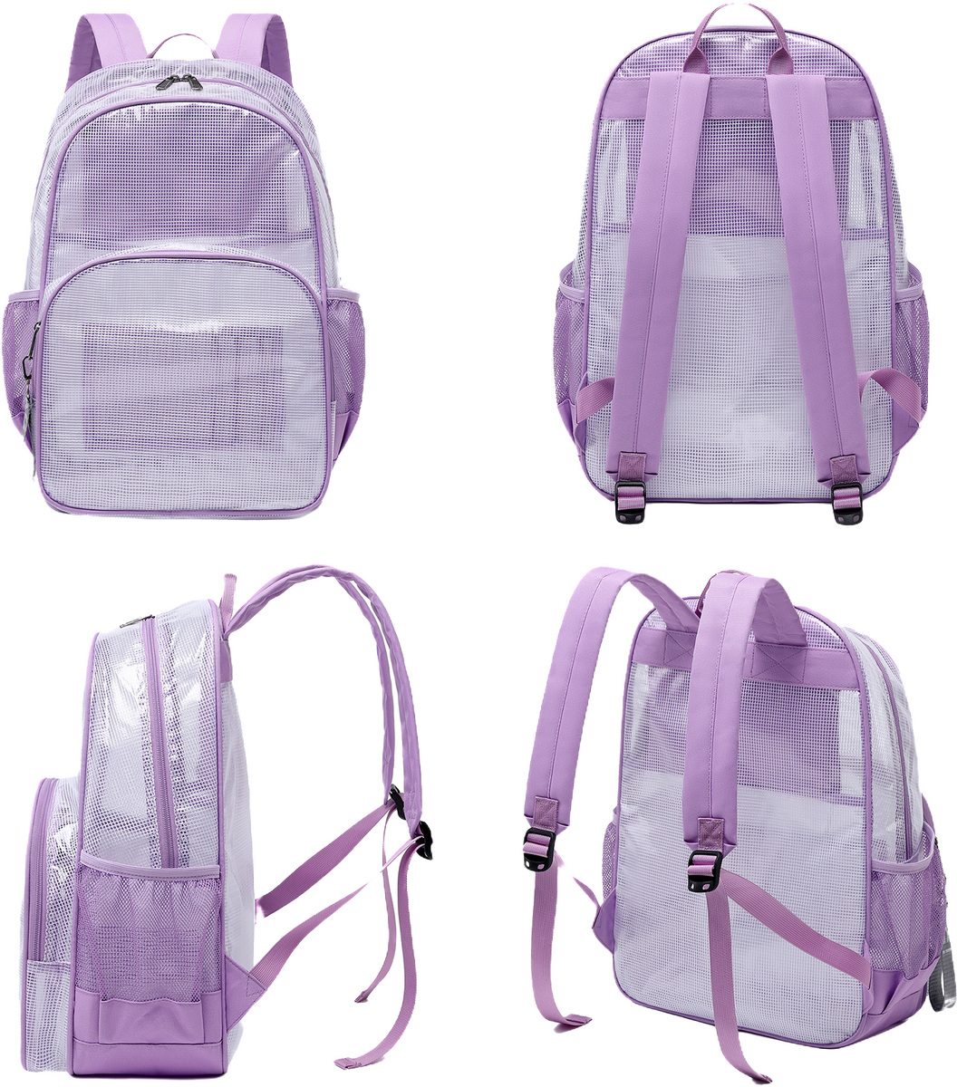 Premium Transparent Backpack Bizzy MonStars Crew