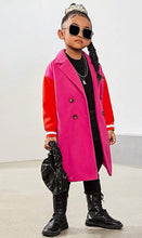 Load image into Gallery viewer, Maxi Varsity Colorblock Coat
