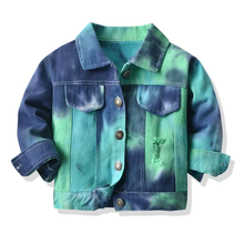 Load image into Gallery viewer, *Final Sale Item*   Denim Tie-Dye Jacket Multiple Colors
