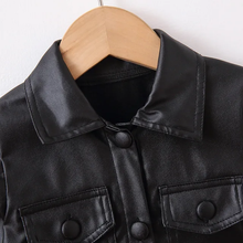 Load image into Gallery viewer, Faux Leather Top
