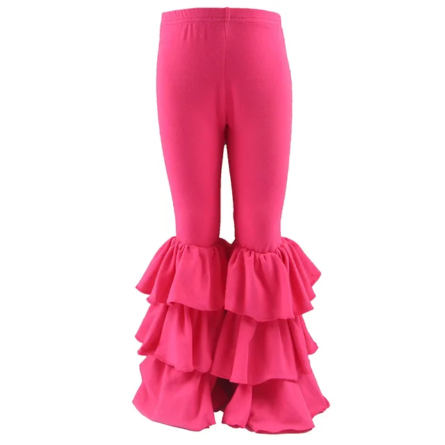 Tickled Pink Tiered Pants