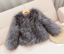 Load image into Gallery viewer, Faux Fur Statement Coat
